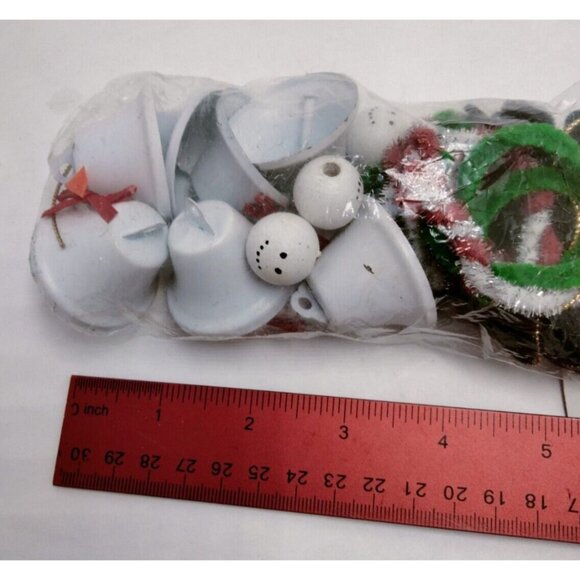 Liberty Bell Snowman Ornament Kit Instructions Materials Crafts DIY Christmas - Picture 4 of 5